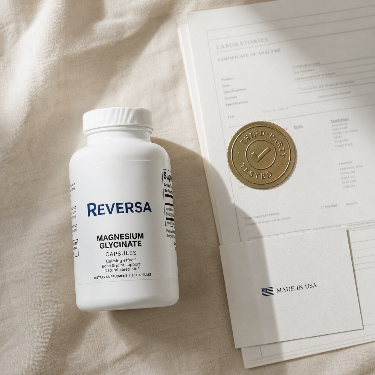 Magnesium Glycinate - By Reversa