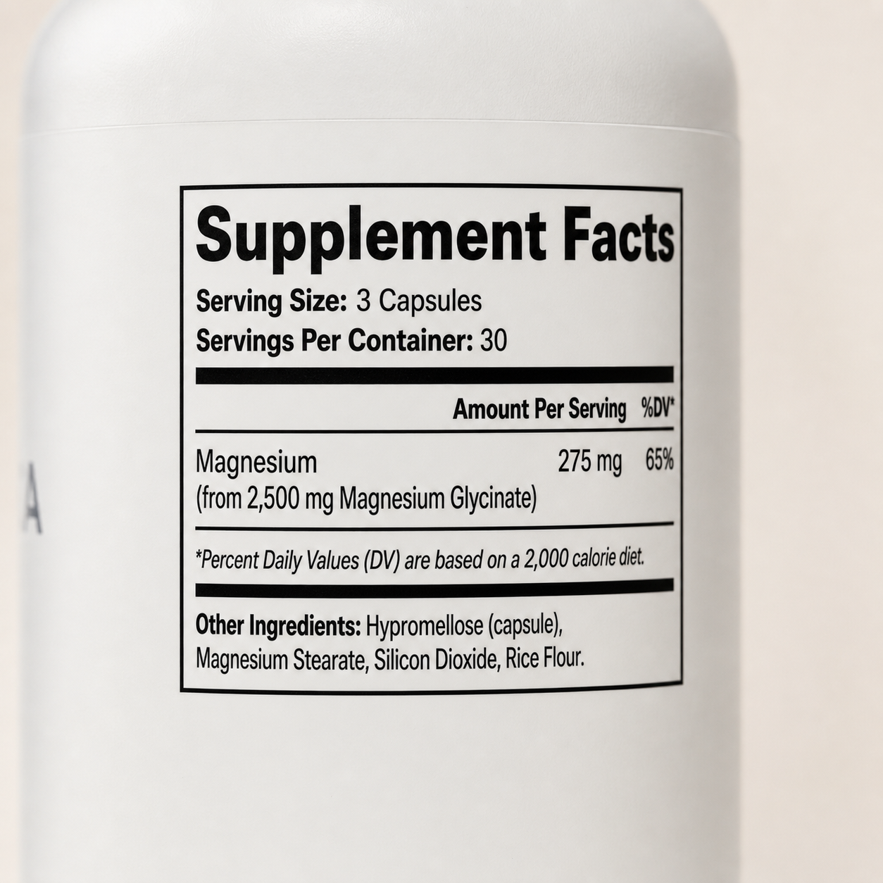 Magnesium Glycinate - By Reversa